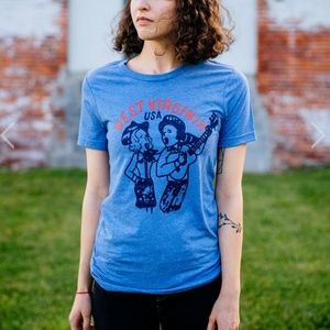 Kin Ship Goods West Virginia Tee Hoot & Holler